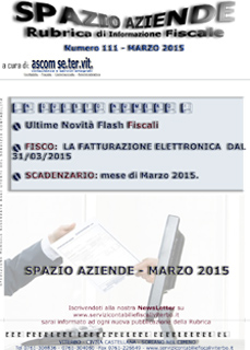 Spazio Aziende - Marzo 2015 - n. 111