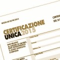 certificazione unica 2015